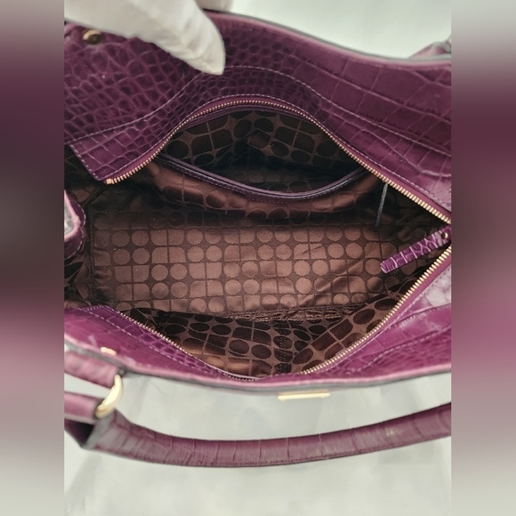 Kate Spade New York Crocodile Embossed Handbag - Picture 10 of 13